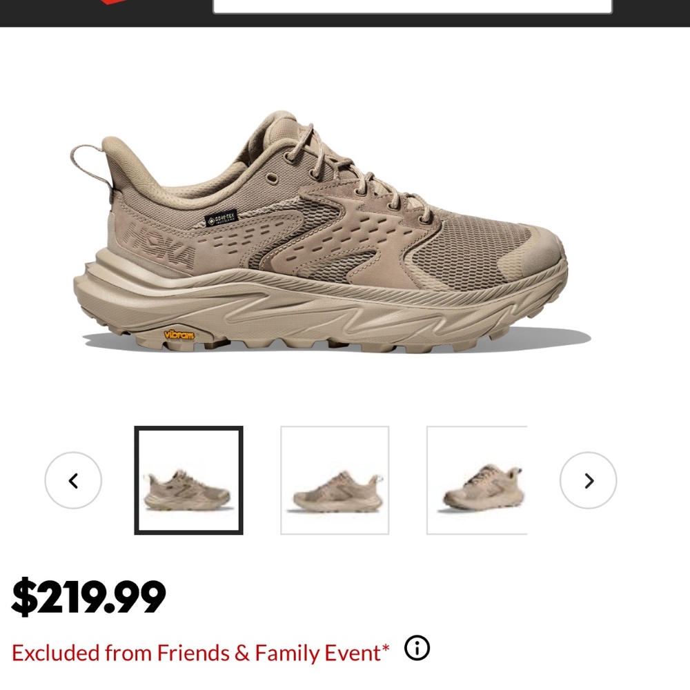 HOKA Men's Anacapa 2 Low Gore-Tex Hiking Shoes